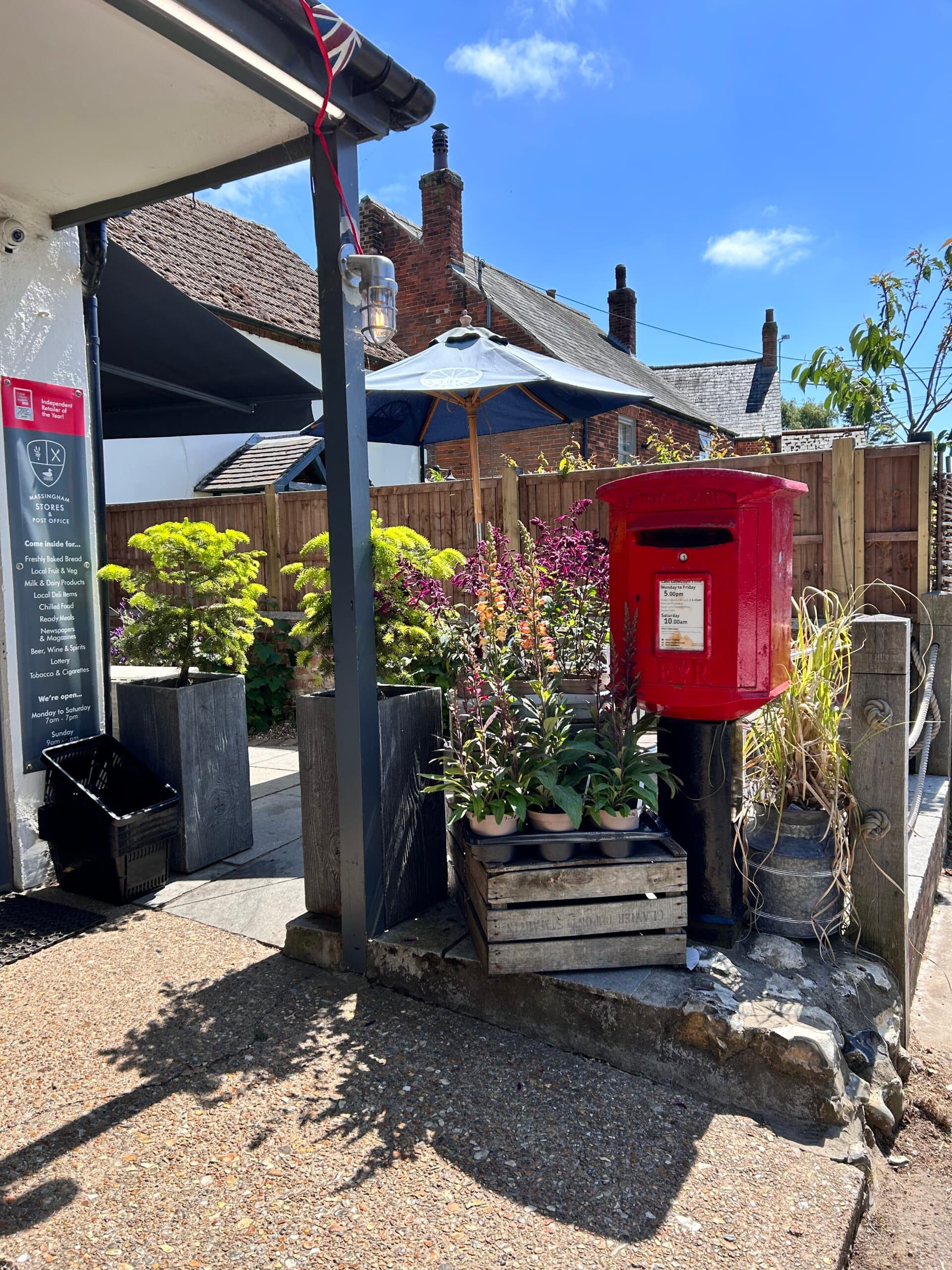 Post Office counter inside Massingham Stores
